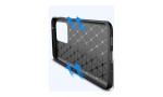 Newface Samsung Galaxy S20 Ultra Kılıf Focus Karbon Silikon - Lacivert