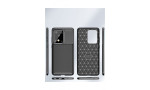Newface Samsung Galaxy S20 Ultra Kılıf Focus Karbon Silikon - Siyah