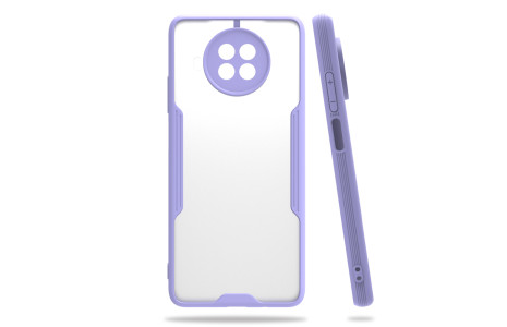 Newface Xiaomi Mi 10 Lite Kılıf Platin Silikon - Lila