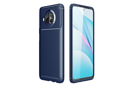 Newface Xiaomi Mi 10T Lite Kılıf Focus Karbon Silikon - Lacivert