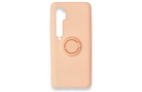 Newface Xiaomi Mi Note 10 Lite Kılıf Viktor Yüzüklü Silikon - Pudra