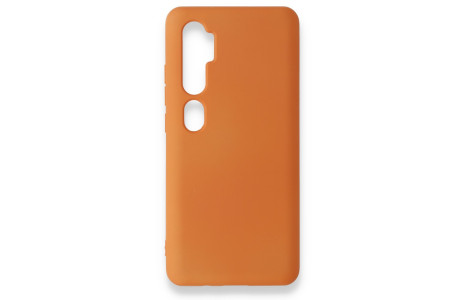 Newface Xiaomi Mi Note 10 Pro Kılıf Nano içi Kadife Silikon - Turuncu