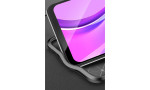 Newface Xiaomi Redmi 9 Kılıf Focus Derili Silikon - Siyah