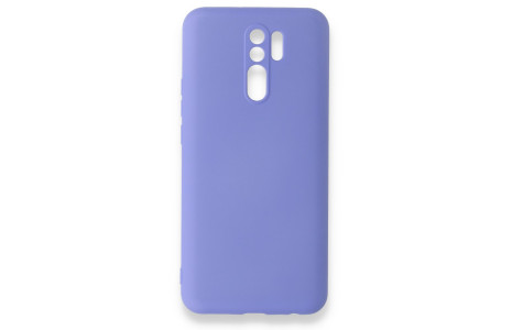 Newface Xiaomi Redmi 9 Kılıf Nano içi Kadife Silikon - Lila