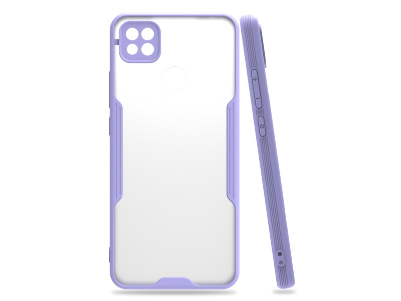Newface Xiaomi Redmi 9C Kılıf Platin Silikon - Lila