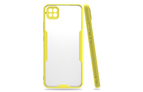 Newface Xiaomi Redmi 9C Kılıf Platin Silikon - Sarı
