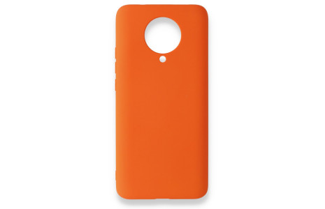 Newface Xiaomi Redmi K30 Pro Kılıf Nano içi Kadife Silikon - Turuncu