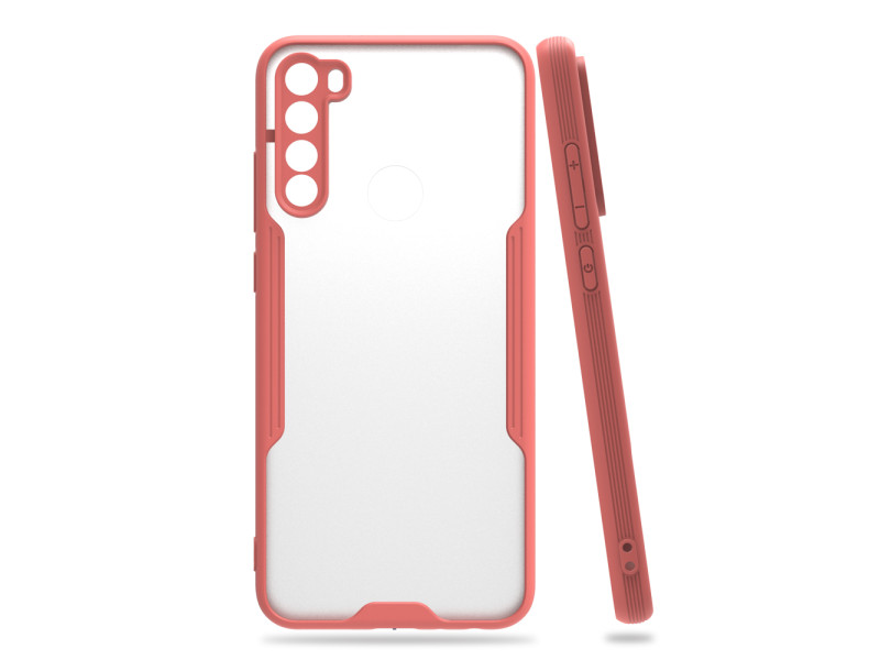 Newface Xiaomi Redmi Note 8 Kılıf Platin Silikon - Pembe