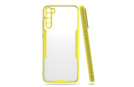Newface Xiaomi Redmi Note 8 Kılıf Platin Silikon - Sarı