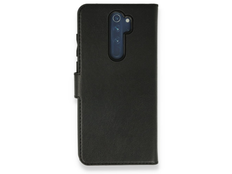 Newface Xiaomi Redmi Note 8 Pro Kılıf Trend S Plus Kapaklı Kılıf - Siyah