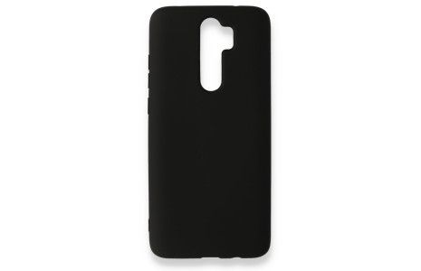Newface Xiaomi Redmi Note 8 Pro Kılıf Nano içi Kadife Silikon - Siyah