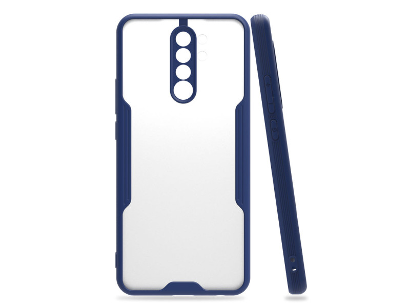 Newface Xiaomi Redmi Note 8 Pro Kılıf Platin Silikon - Lacivert