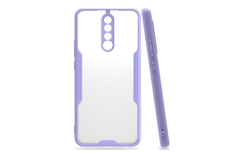 Newface Xiaomi Redmi Note 8 Pro Kılıf Platin Silikon - Lila