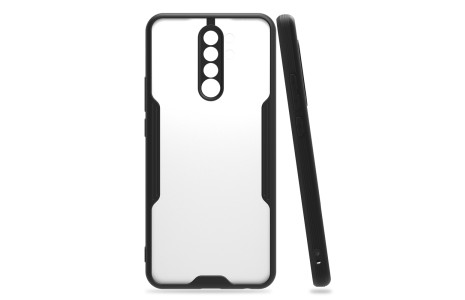 Newface Xiaomi Redmi Note 8 Pro Kılıf Platin Silikon - Siyah
