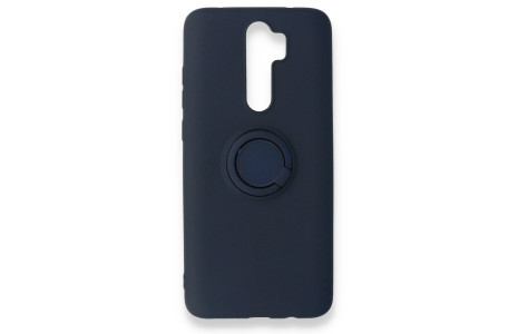 Newface Xiaomi Redmi Note 8 Pro Kılıf Viktor Yüzüklü Silikon - Lacivert