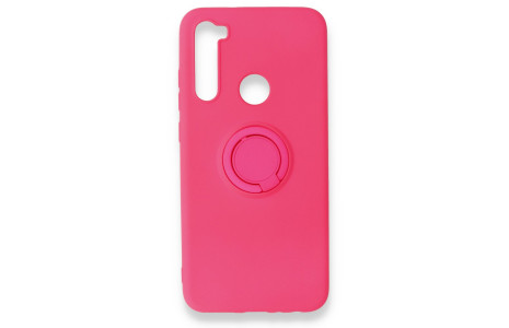 Newface Xiaomi Redmi Note 8 Kılıf Viktor Yüzüklü Silikon - Pembe