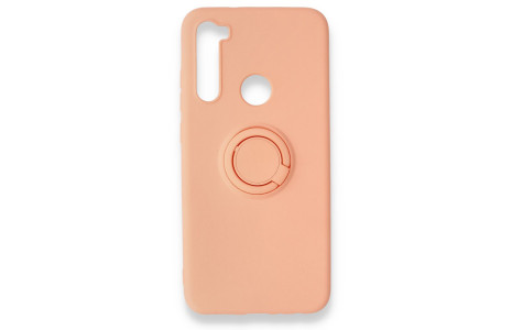Newface Xiaomi Redmi Note 8 Kılıf Viktor Yüzüklü Silikon - Pudra