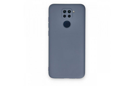 Newface Xiaomi Redmi Note 9 Kılıf Nano içi Kadife Silikon - Gri