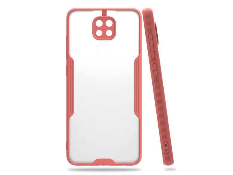 Newface Xiaomi Redmi Note 9 Pro Kılıf Platin Silikon - Pembe