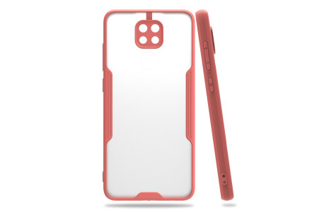 Newface Xiaomi Redmi Note 9S Kılıf Platin Silikon - Pembe