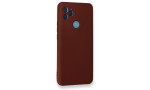 Newface General Mobile GM 21 Kılıf Nano içi Kadife Silikon - Kahverengi