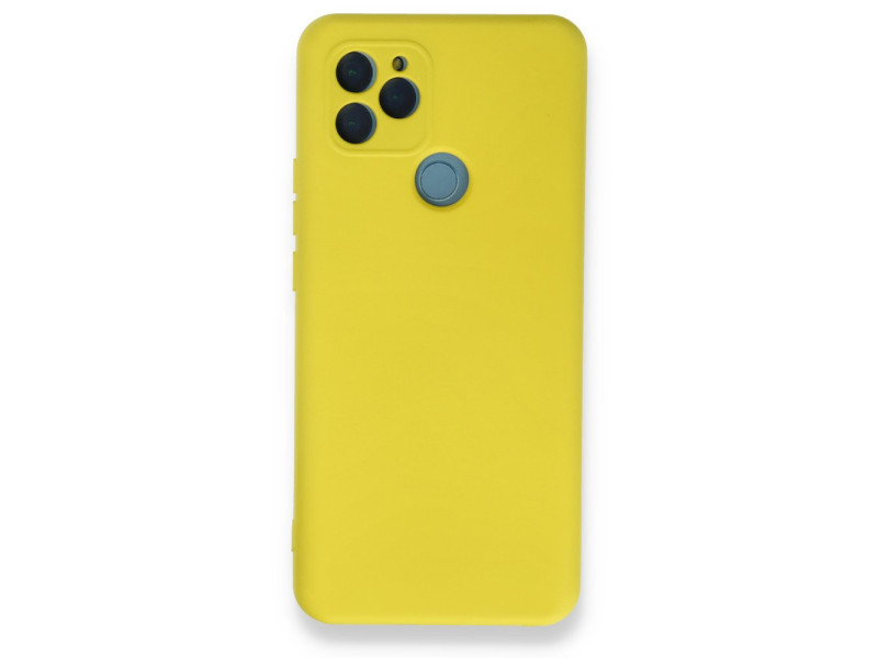 Newface General Mobile GM 21 Kılıf Nano içi Kadife Silikon - Sarı