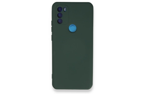 Newface General Mobile GM 21 Plus Kılıf Nano içi Kadife Silikon - Koyu Yeşil