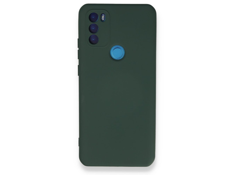 Newface General Mobile GM 21 Plus Kılıf Nano içi Kadife Silikon - Koyu Yeşil