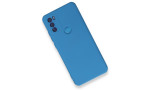 Newface General Mobile GM 21 Plus Kılıf Nano içi Kadife Silikon - Mavi