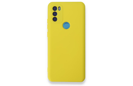 Newface General Mobile GM 21 Plus Kılıf Nano içi Kadife Silikon - Sarı