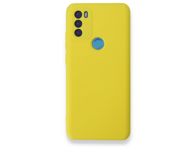 Newface General Mobile GM 21 Plus Kılıf Nano içi Kadife Silikon - Sarı