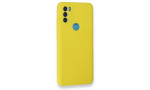 Newface General Mobile GM 21 Plus Kılıf Nano içi Kadife Silikon - Sarı