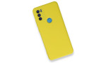 Newface General Mobile GM 21 Plus Kılıf Nano içi Kadife Silikon - Sarı