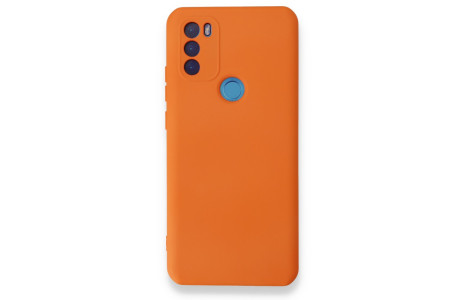 Newface General Mobile GM 21 Plus Kılıf Nano içi Kadife Silikon - Turuncu