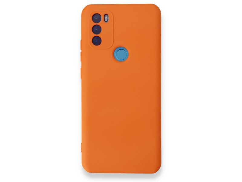 Newface General Mobile GM 21 Plus Kılıf Nano içi Kadife Silikon - Turuncu