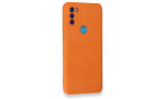 Newface General Mobile GM 21 Plus Kılıf Nano içi Kadife Silikon - Turuncu