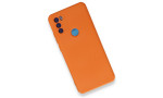 Newface General Mobile GM 21 Plus Kılıf Nano içi Kadife Silikon - Turuncu