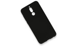 Newface Huawei Mate 10 Lite Kılıf Nano içi Kadife Silikon - Siyah