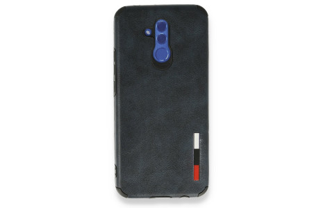 Newface Huawei Mate 20 Lite Kılıf Loop Deri Silikon - Lacivert