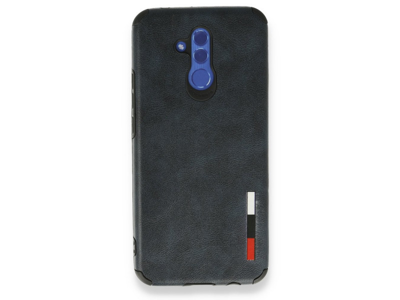 Newface Huawei Mate 20 Lite Kılıf Loop Deri Silikon - Lacivert