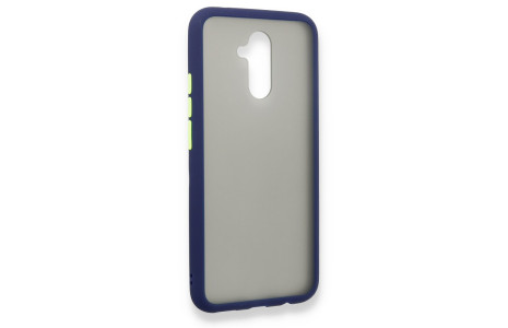 Newface Huawei Mate 20 Lite Kılıf Montreal Silikon Kapak - Lacivert