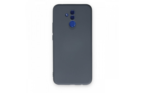 Newface Huawei Mate 20 Lite Kılıf Nano içi Kadife Silikon - Gri