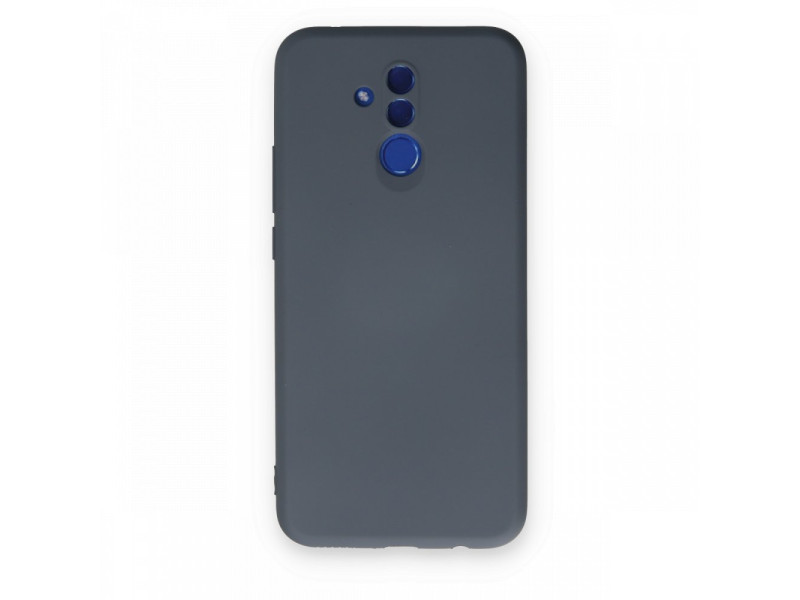 Newface Huawei Mate 20 Lite Kılıf Nano içi Kadife Silikon - Gri