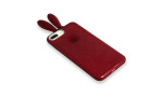 Newface Huawei P20 Lite Kılıf Rabbit Simli Silikon - Bordo