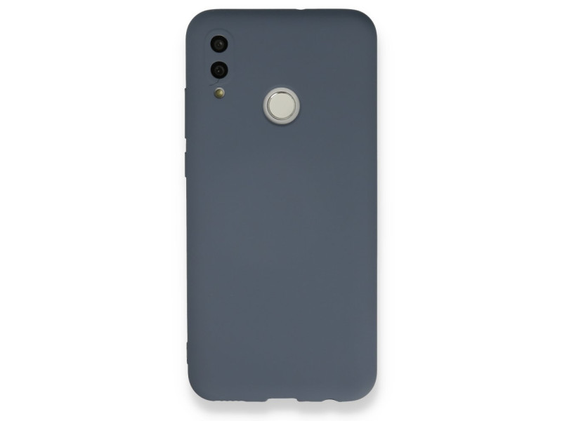 Newface Huawei P Smart 2019 Kılıf Nano içi Kadife Silikon - Gri