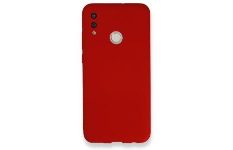 Newface Huawei P Smart 2019 Kılıf Nano içi Kadife Silikon - Kırmızı