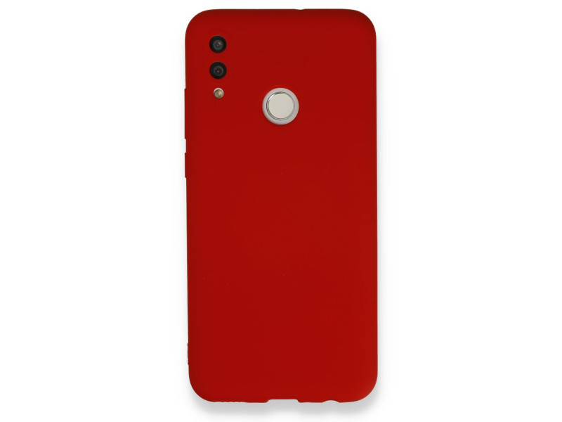 Newface Huawei P Smart 2019 Kılıf Nano içi Kadife Silikon - Kırmızı