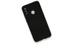 Newface Huawei P Smart 2019 Kılıf Nano içi Kadife Silikon - Siyah