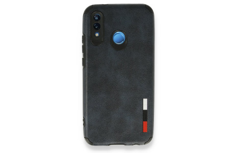 Newface Huawei P20 Lite Kılıf Loop Deri Silikon - Lacivert