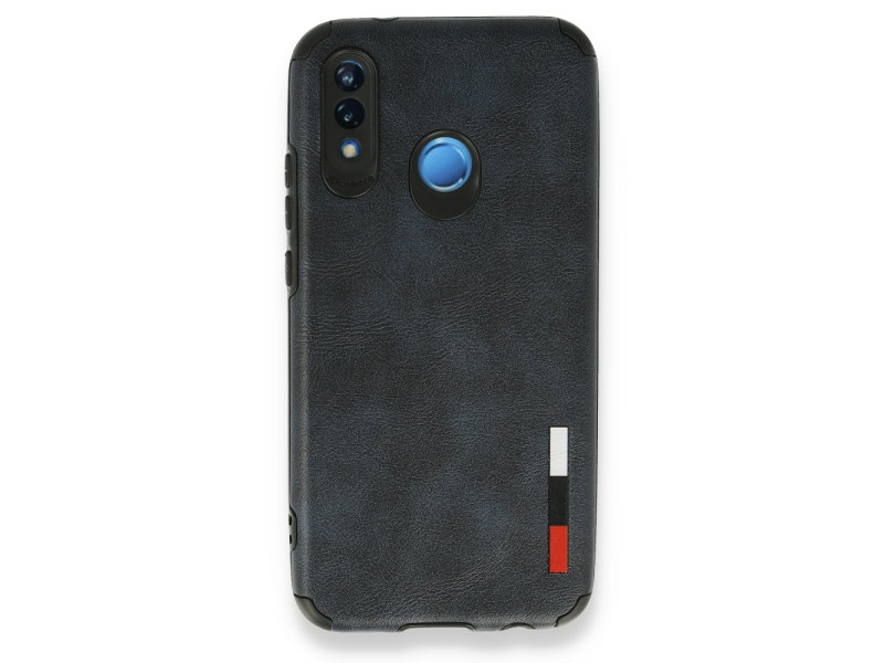 Newface Huawei P20 Lite Kılıf Loop Deri Silikon - Lacivert